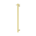 Mecca 240V Single Vertical Heated Towel Rail (Brushed Gold)