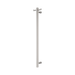 Mecca 240V Single Vertical Heated Towel Rail (Brushed Nickel)