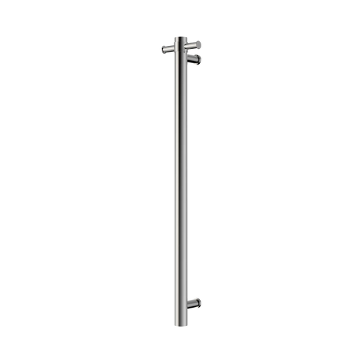 Mecca 240V Single Vertical Heated Towel Rail (Chrome)