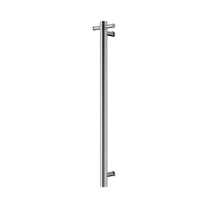 Mecca 240V Single Vertical Heated Towel Rail (Chrome)