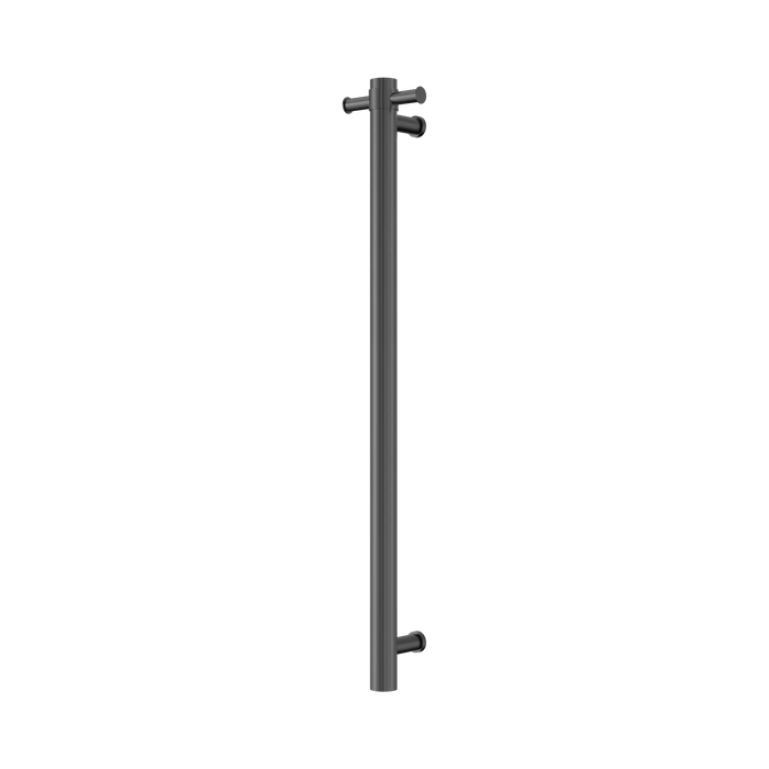 Mecca 240V Single Vertical Heated Towel Rail (Gun Metal)