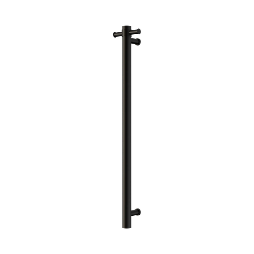 Mecca 240V Single Vertical Heated Towel Rail (Matte Black)