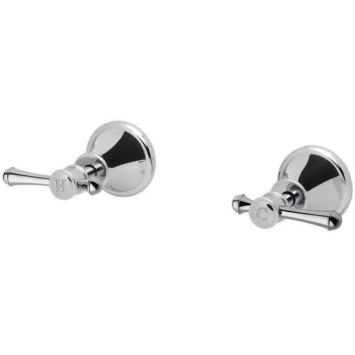 Phoenix Tapware Nostalgia Lever Wall Top Assemblies (Chrome) NS060LCHR