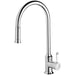 Phoenix Tapware Nostalgia Pull Out Sink Mixer (Chrome & White) NS710-62