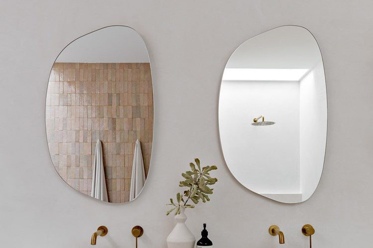 Organic Mirrored Cabinet