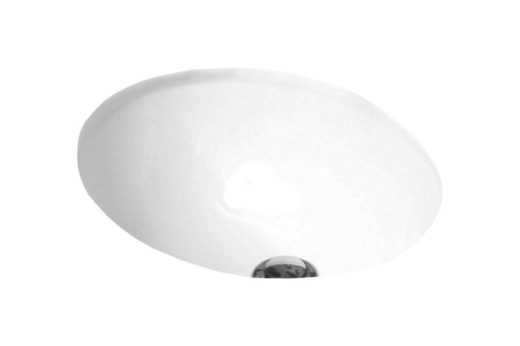 Oval Undercounter Basin Gloss White