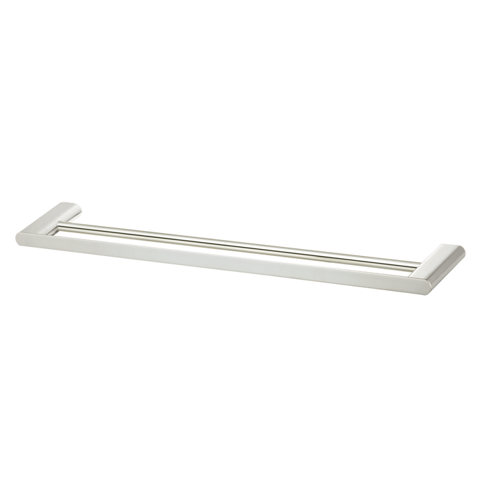 Oliveri Madrid Double Towel Rail 800mm (Brushed Nickel)