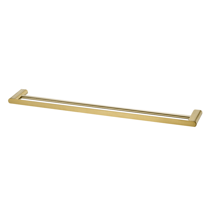 Oliveri Madrid Double Towel Rail 800mm (Classic Gold)