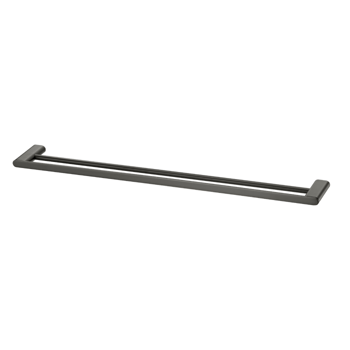 Oliveri Madrid Double Towel Rail 800mm (Gun Metal)