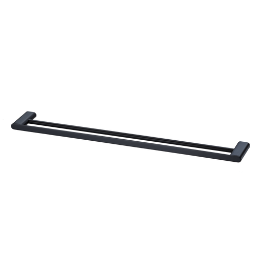 Oliveri Madrid Double Towel Rail 800mm (Matte Black)
