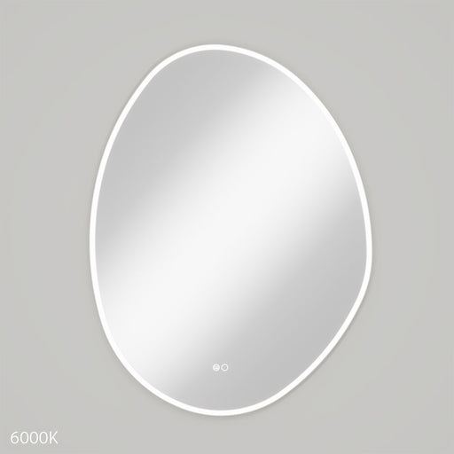 Fienza Pebble Asymmetrical LED Mirror 700x920mm