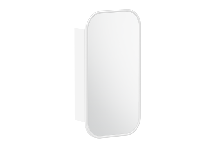Quinn Mirrored Cabinet - Ultra White
