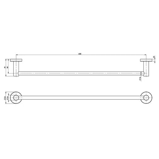 Specification line drawing