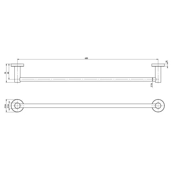 Specification line drawing