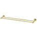 Phoenix Tapware Radii Double Towel Rail 800mm (Round) (Brushed Gold) RA812-12