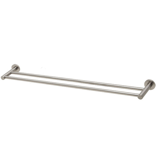 Phoenix Tapware Radii Double Towel Rail 800mm (Round) (Brushed Nickel) RA812BN