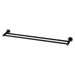 Radii Double Towel Rail 800mm (Round) (Matte Black)