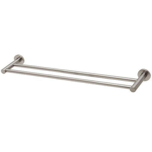 Phoenix Tapware Radii Double Towel Rail 600mm (Round) (Brushed Nickel) RA813BN