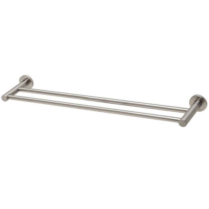 Phoenix Tapware Radii Double Towel Rail 600mm (Round) (Brushed Nickel) RA813BN