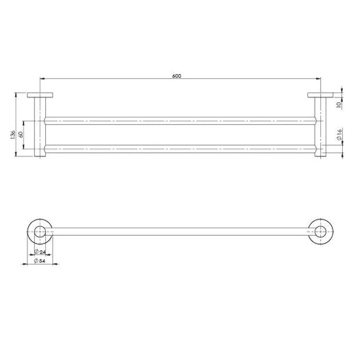 Specification line drawing