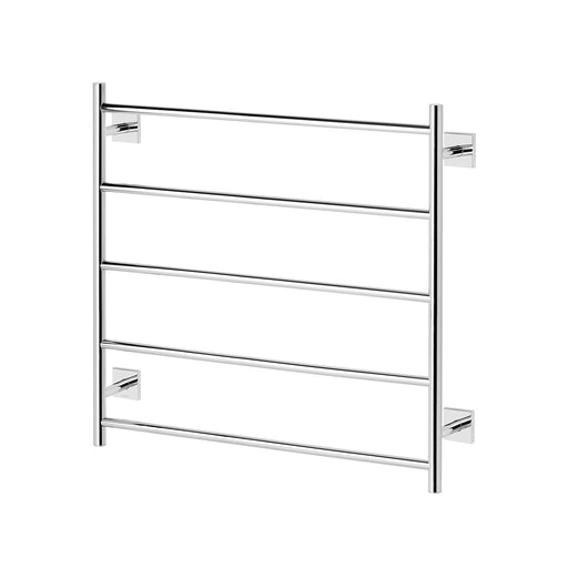 Radii Heated Towel Ladder 750x740mm (Chrome) with the square plates installed