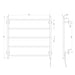 Specification Line Drawing with Round plates installed