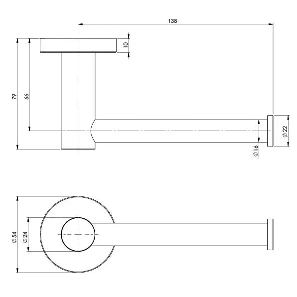 Specification line drawing