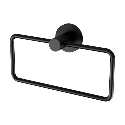 Radii Hand Towel Holder (Round) (Matte Black)
