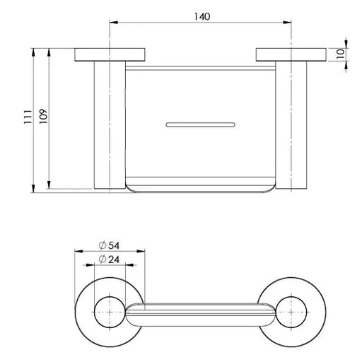 Specification line drawing