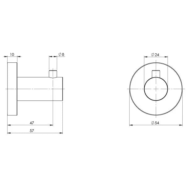Specification line drawing