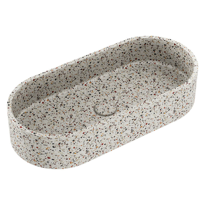 Fienza Jada Pill Concrete Above Counter Basin (Terrazzo)