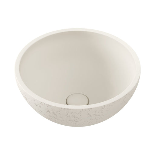 Fienza Alba Round Concrete Above Counter Basin (Warm White)