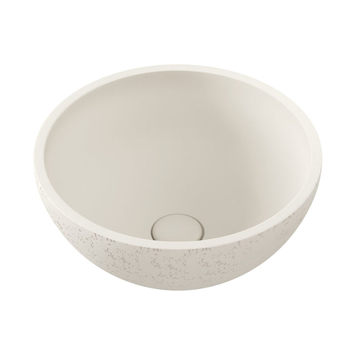 Fienza Alba Round Concrete Above Counter Basin (Warm White)