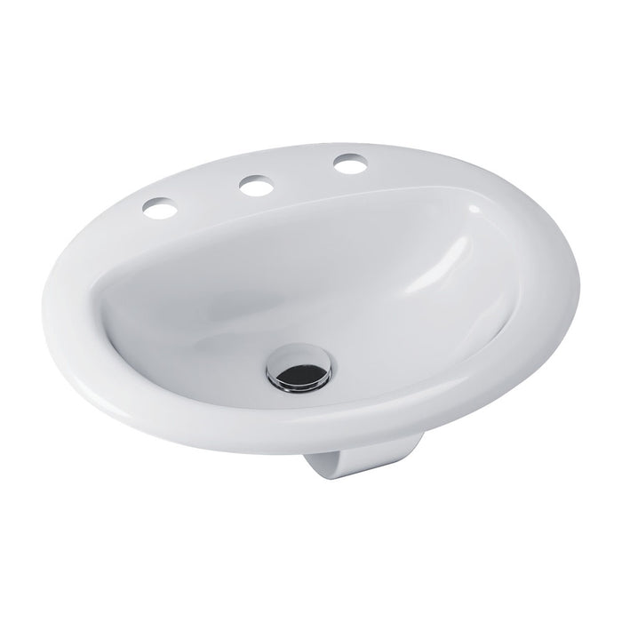 Fienza Stella Fully-Inset Basin (3 Tap Holes)