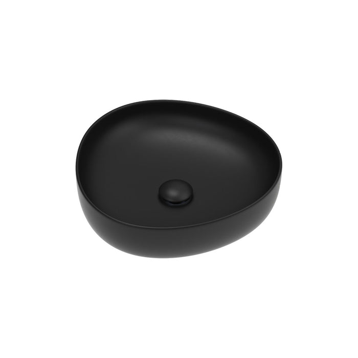 Fienza Pebble Small Above Counter Basin (Matte Black)