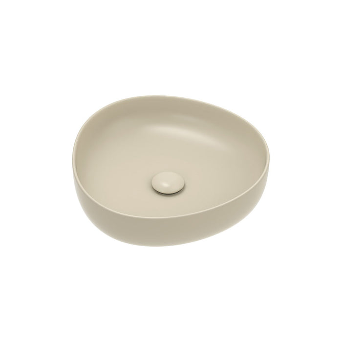 Fienza Pebble Small Above Counter Basin (Matte Khaki)