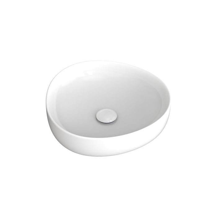 Fienza Pebble Small Above Counter Basin (Gloss White)