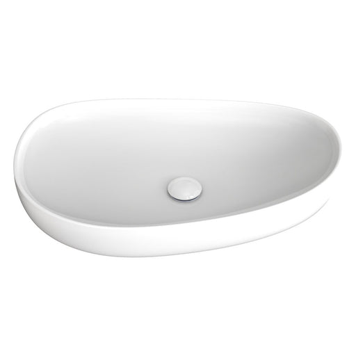 Fienza Pebble Large Above Counter Basin (Gloss White)