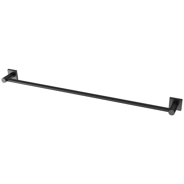 Phoenix Tapware Radii Single Towel Rail 800mm (Square) (Matte Black) RS803MB