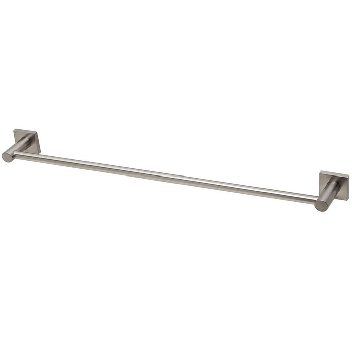 Phoenix Tapware Radii Single Towel Rail 600mm (Square) (Brushed Nickel) RS804BN