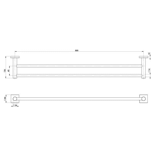 Specification line drawing