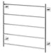 Phoenix Tapware Radii Towel Ladder 750 x 740mm (Square) (Chrome) RS871CHR