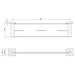 Radii Metal Shelf (Square) (Matte Black)