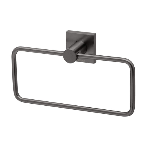 Radii Hand Towel Holder (Square) (Brushed Carbon)