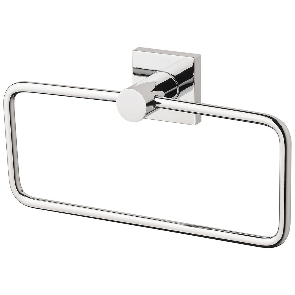 Radii Hand Towel Holder (Square) (Chrome) The Bathroom Biz