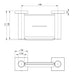 Specification line drawing