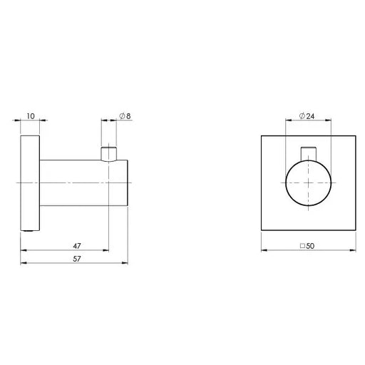Specification line drawing