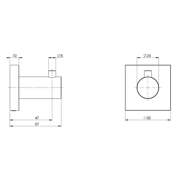 Specification line drawing