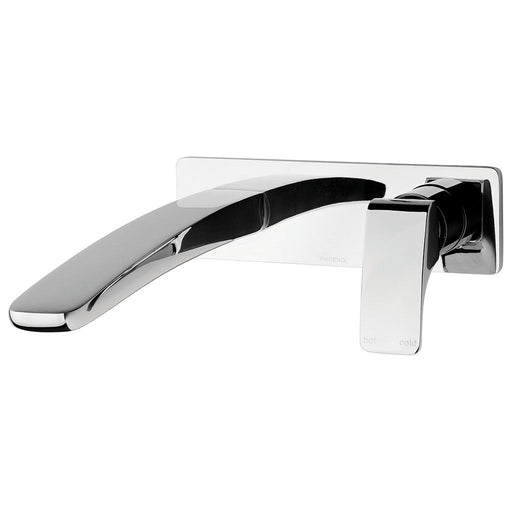 Phoenix Tapware Rush Wall Bath Set 230mm (Chrome) RU784CHR