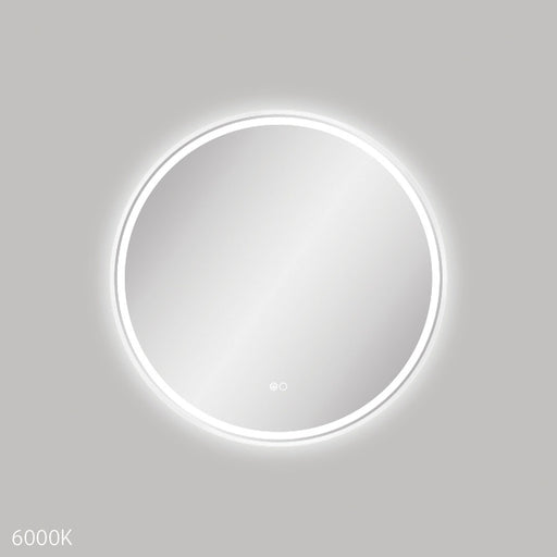 Fienza Reba LED Framed Mirror 700mm (Matte White)